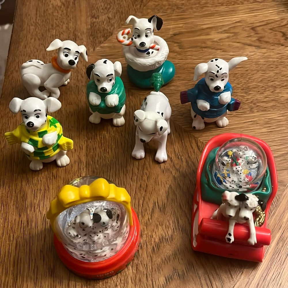 McDonald’s 101 Dalmatian toy collection from 1996